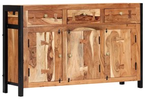 Aparador 120x35x75 cm madeira de acácia maciça