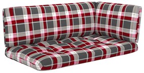 6 pcs conj. lounge paletes c/ almofadões pinho impregnado cinza