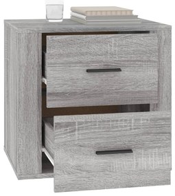 Mesa de cabeceira 50x39x47 cm sonoma cinzento
