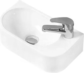 Mexen Viera lavatório de bancada esquerdo 40 x 21 cm, branco - 21274000L