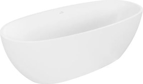 Mexen Torino banheira independente de conglomerado 175 x 78 cm, branco mate - 57271757800