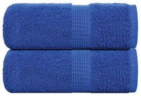 Toalhas de bidé 2 pcs 30x50 cm 360 gsm 100% algodão azul