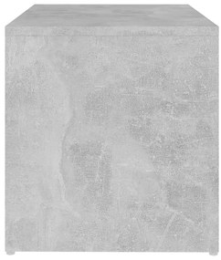 Mesa de apoio 59x36x38 cm derivados de madeira cinzento cimento