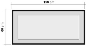 Espelho Decorativo em Aglomerado Quantum – Pinho Atlântico – 150x60 cm
