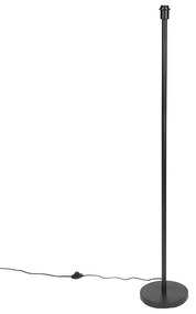 Candeeiro de pé moderno preto sem abajur 149 cm - Simplo Moderno