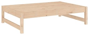 Apoio de pés para jardim 120x80 cm pinho maciço
