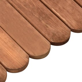 Bordadura em rolo 120 cm madeira de pinho impregnada castanho