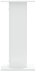 Suportes de colunas 2 pcs 30x30x60 cm derivados madeira branco