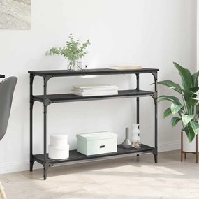 vidaXL Aparador Carvalho Preto 100 x 29 x 75 cm Madeira processada