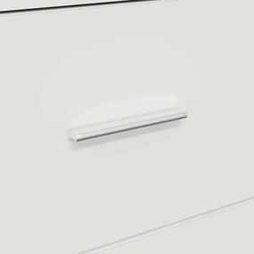 Armário Branco Branco MDF Compacto Armazenamento Armário