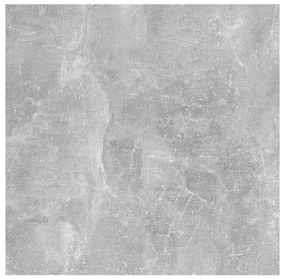 Mesa de cabeceira 30,5x30x30 cm contraplacado cinzento cimento
