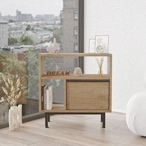 Mesa de Apoio ON6 – Nogueira – 60x60x25,5 cm