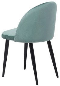 Conjunto de 2 cadeiras em veludo verde menta VISALIA Beliani