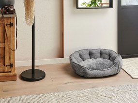 Cama para animal de estimação 65 x 50 cm cinzento CANDIR Beliani