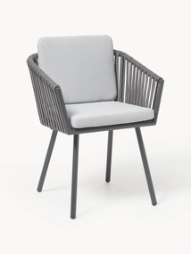 Cadeiras de jardim com apoio de braços Malo, conjunto de 2