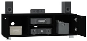 Móvel de TV 120x40,5x35 cm derivados de madeira preto