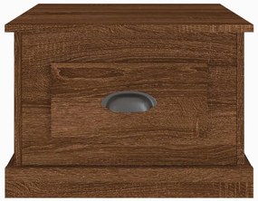 Mesa de centro 50x50x35 cm derivados madeira carvalho castanho