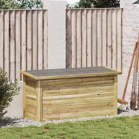 vidaXL Caixa de Armazenamento 44x119x57 cm Madeira Tratada