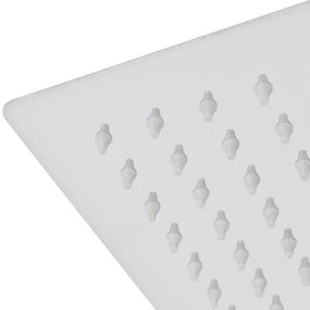Cabeça de chuveiro 2 pcs aço inoxidável 50x50 cm