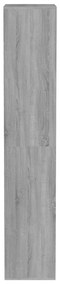 Sapateira 54x34x183 cm derivados de madeira cinzento sonoma
