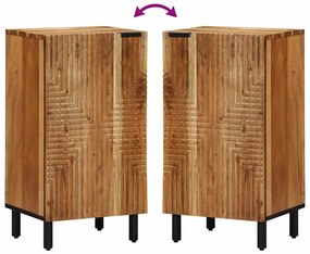Sideboard vidaXL 40x33x75 cm Madeira sólida de Acácia