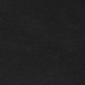 Para-sol estilo vela tecido oxford retangular 2x5 m preto