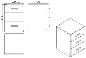 Conjunto de Mobiliário de Escritório VO9 – Branco – Secretária 140x73,