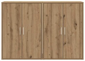 Conjunto de 2 Buffets em Carvalho Artisan 60x31x84 cm - Madeira Estrut