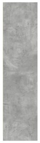 Roupeiro 80x50x200 cm derivados de madeira cinzento cimento