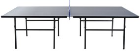 Mesa de Ping Pong Dobrável com Rede – Cor Azul – Aço e MDF – 152.5x274x76cm