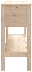 Mesa consola 100x35x75 cm madeira de pinho maciço