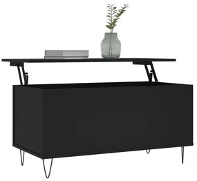 Mesa de centro 90x44,5x45 cm derivados de madeira preto