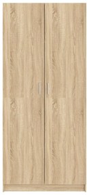 Roupeiro 80x52x180 cm derivados de madeira carvalho sonoma