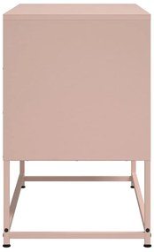 Móvel de TV 68,5x39x60,5 cm aço rosa