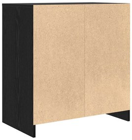 Buffet Carvalho Preto 70x41x75 cm Madeira de Engenharia