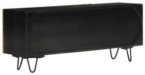 Móvel de TV 110x30x45 cm madeira de mangueira maciça