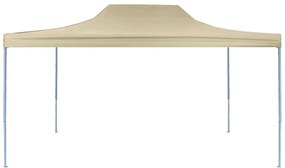 Tenda dobrável profissional para festas 3x4 m aço creme