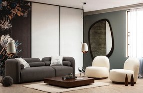 Sofá de 3 Lugares Victoria – Cinza – 228 cm x 74 cm x 90 cm