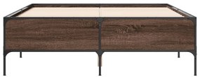 Estrutura de cama 120x200 cm derivados madeira/metal