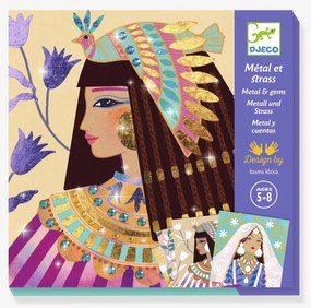 Jóias preciosas - quadro para metalizar Djeco violeta