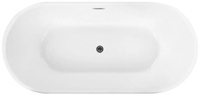 Banheira autónoma em acrílico branco 170 x 80 cm PINEL Beliani