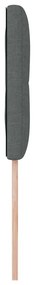 Cabeceira vidaXL Cinza escuro Madeira 90 cm Design Estiloso