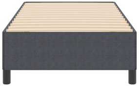 Cama vidaXL Cinza Escuro 90x200 cm em Tecido Cotele