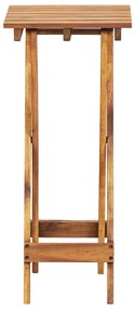 Suporte para plantas 30x30x67 cm madeira de acácia maciça
