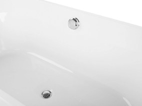 Banheira autónoma em acrílico branco 170 x 75 cm CATALINA Beliani