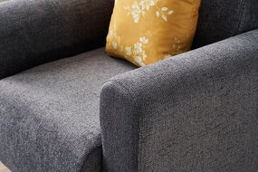 Sofá de 1 Lugar Noya – Cinzento – 95x87x70 cm