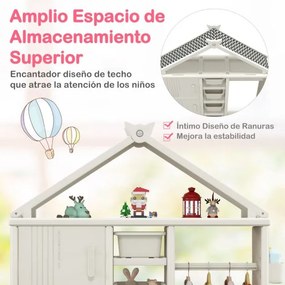Guarda roupa para crianças, infantil 130 x 34 x 156 cm com caixa, prateleiras e cesto lateral Branco