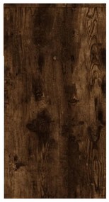 Mesa consola 100x39x75 cm derivados de madeira carvalho fumado