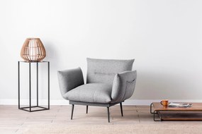 Conjunto de Mobiliário de Sala de Estar Milan – Nogueira/Preto – TV St
