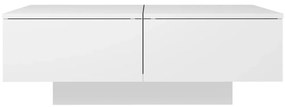 Mesa de centro 90x60x31 cm contraplacado branco